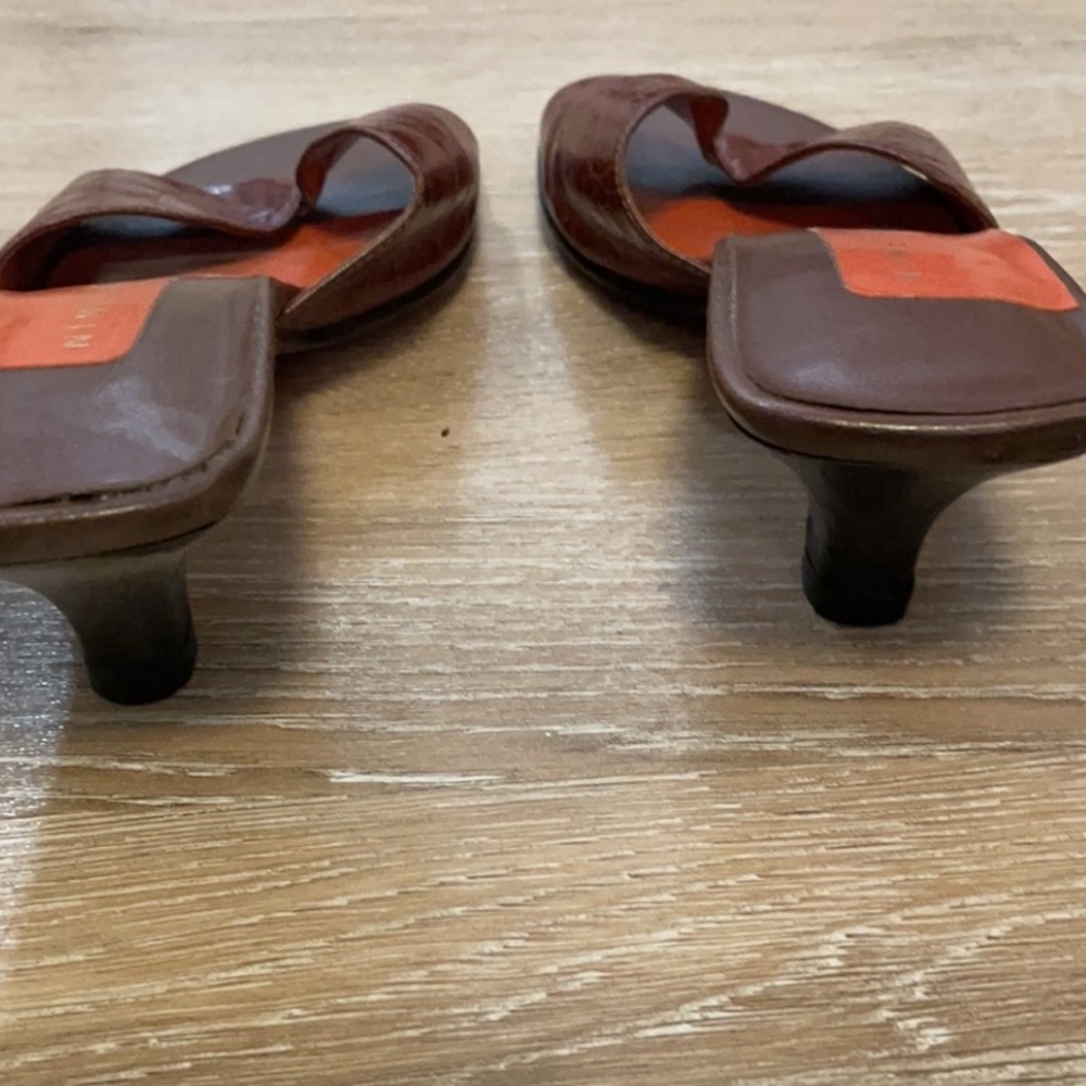 Nine West Brown Mules - Picture 8 of 8
